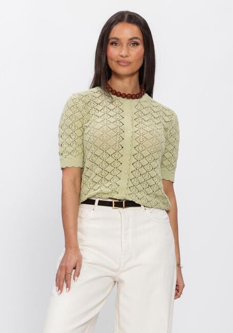 Groene SELECTED WOMEN Vest SLFSOFIA 2/4 KNIT CARDIGAN - large