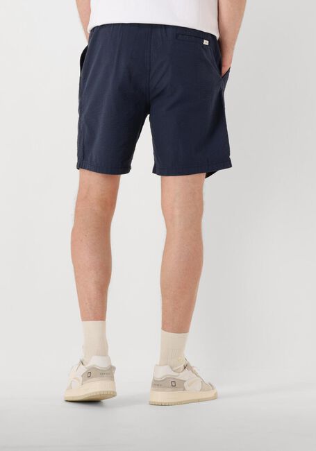 Donkerblauwe FORÉT Korte broek HUSH SEERSUCKER SHORT - large