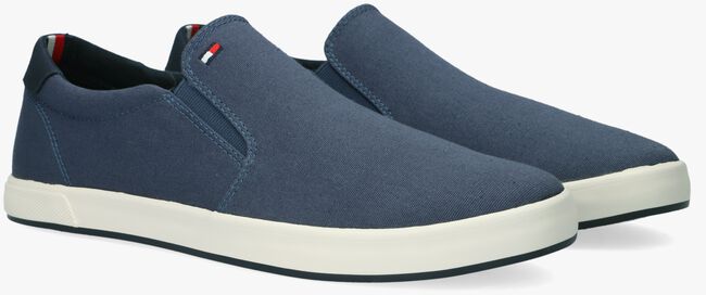Blauwe TOMMY HILFIGER Lage sneakers ICONIC SLIP ON - large