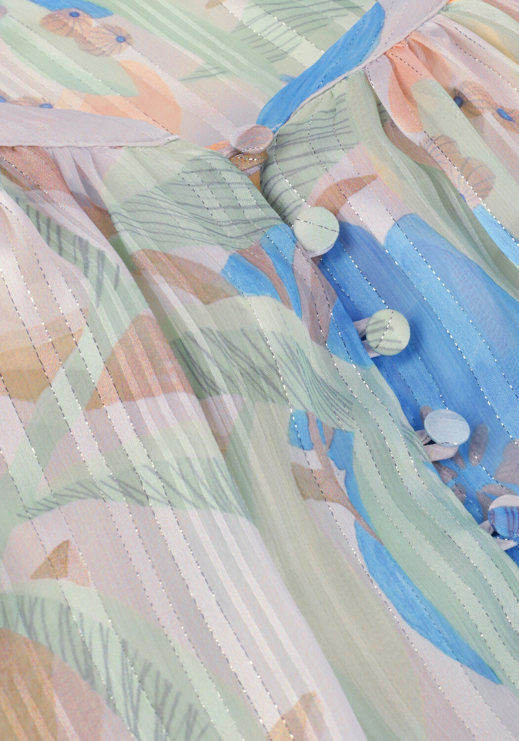 Zand MOS MOSH Mini jurk QUEEM BOTANIC DRESS - large