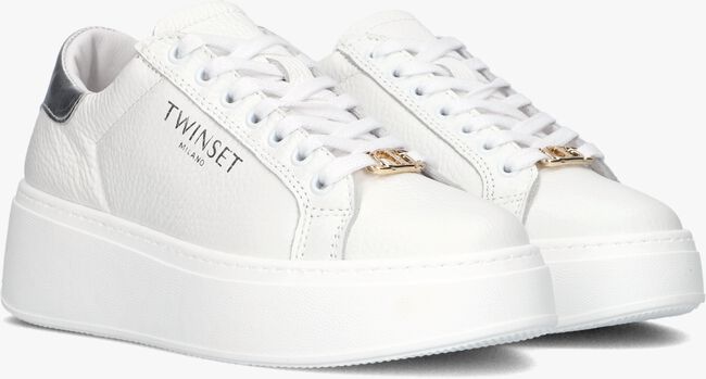 Witte TWINSET MILANO Lage sneakers 241TCP050 - large
