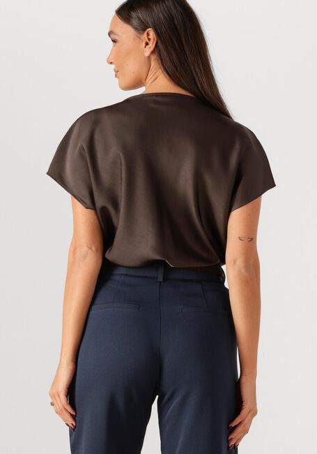 Bruine NEO NOIR Top ANNABETH HEAVY SATEEN TEE - large