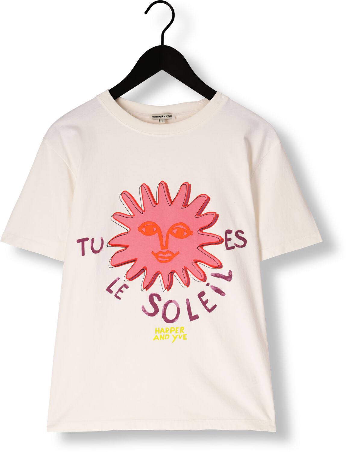 HARPER & YVE Dames Tops & T-shirts Lesoleil-ss Ecru