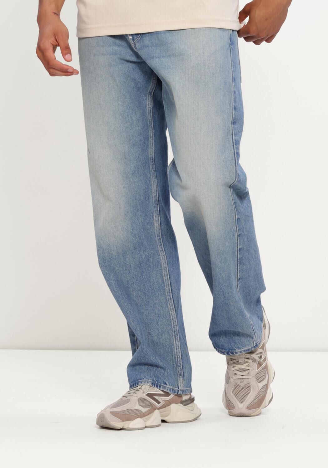 Lichtblauwe G-STAR RAW Straight leg jeans DEEGGIE RELAXED STRAIGHT