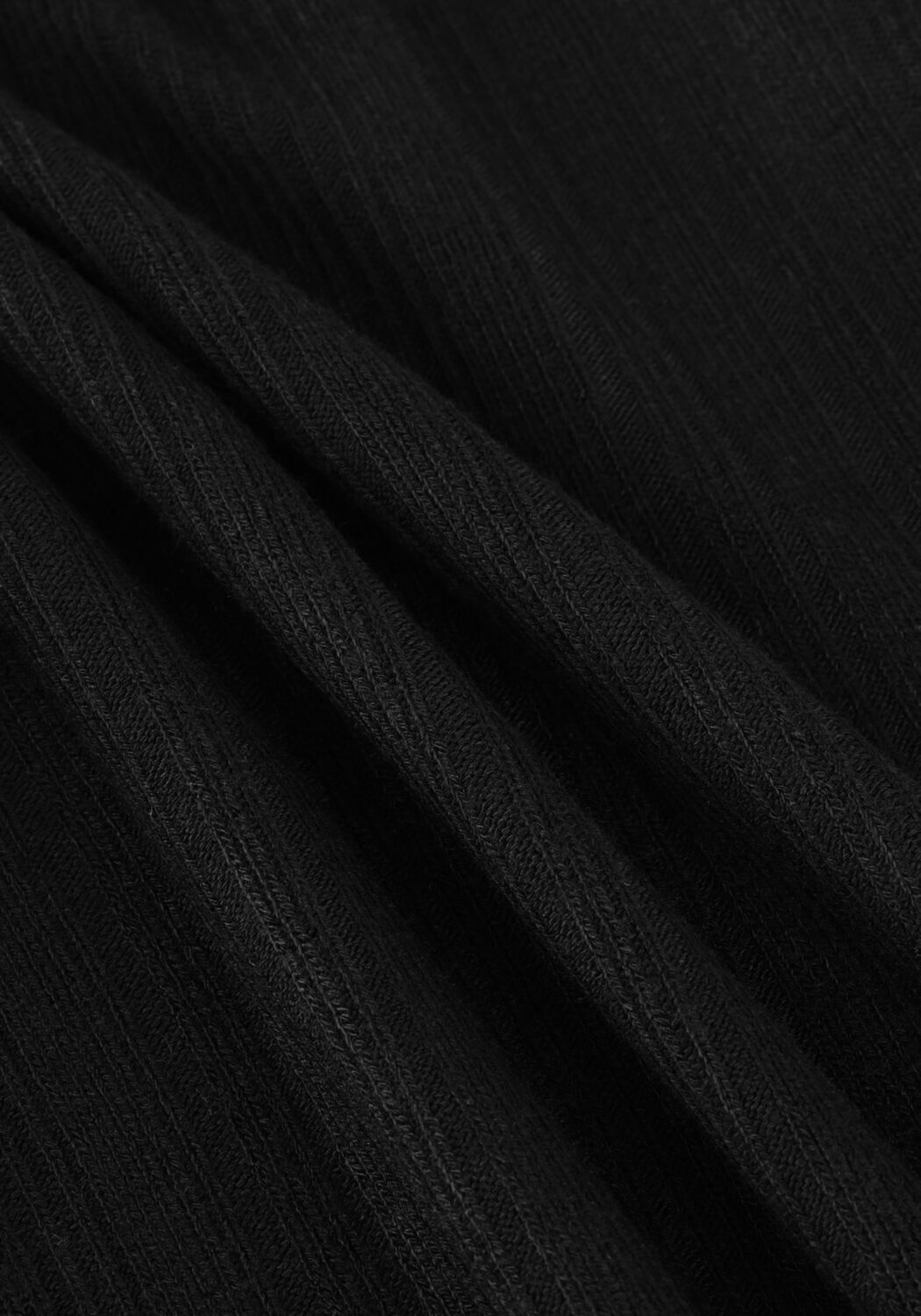 Zwarte CALVIN KLEIN Top WARM TEXTURE RIB MOCKNECK TOP - large