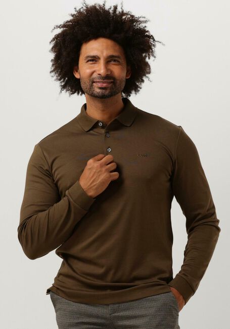 Donkergroene BOSS BLACK Polo PADO 30 - large