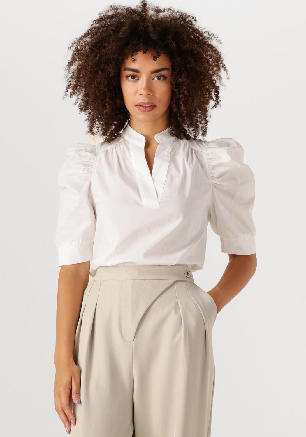 NEO NOIR Dames Blouses Roella Poplin Blouse Wit
