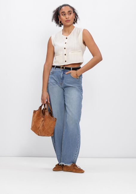 Blauwe MY ESSENTIAL WARDROBE Barrel jeans LUCY 139 LOOSE BALLOON - large