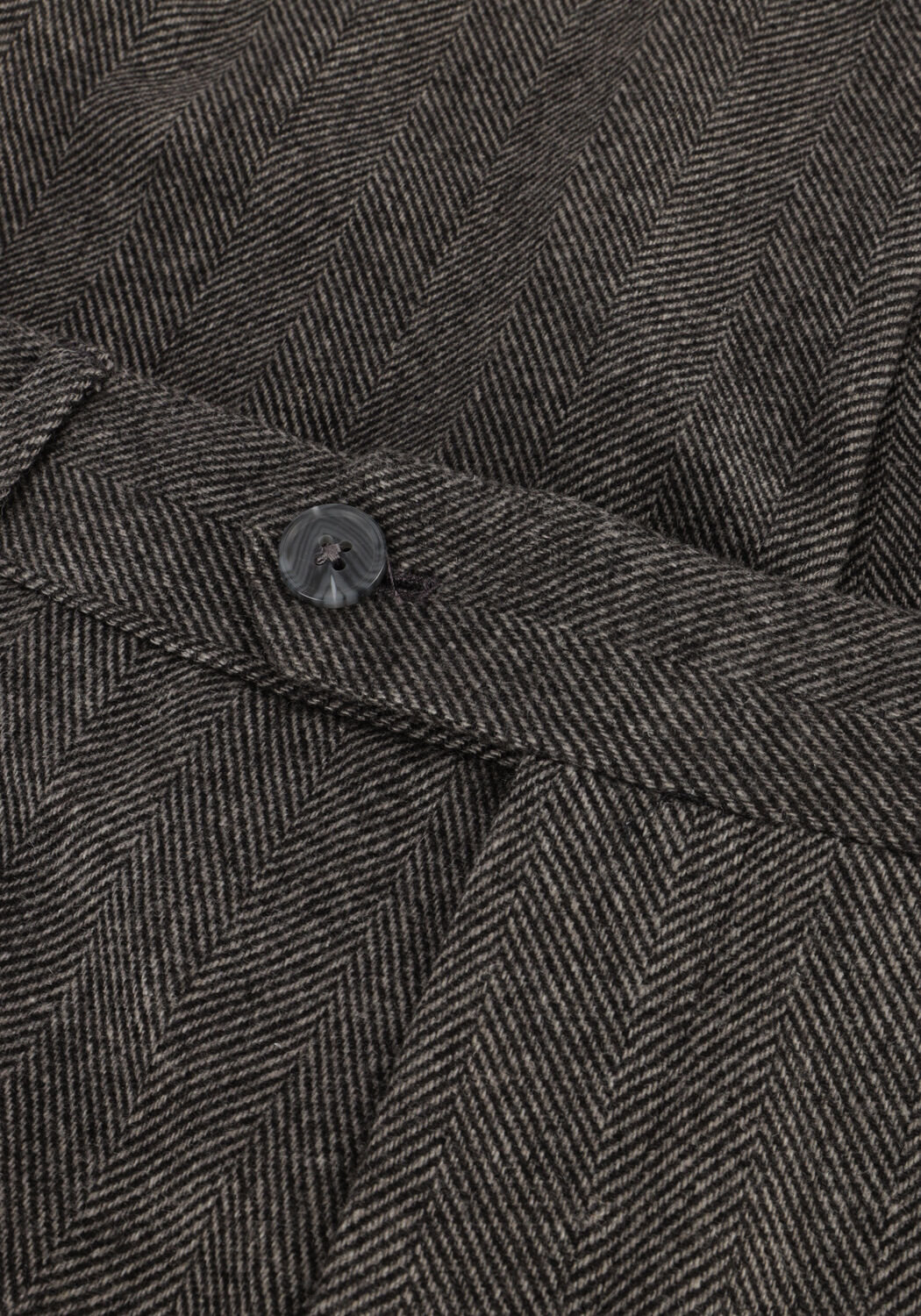 Grijze SELECTED MEN Pantalon SLHSLIM-REED WOOL TRS - large