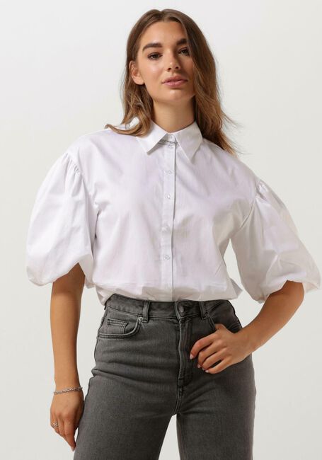 Witte SELECTED FEMME Blouses SLFROBYN 24 PUFF SLEEVE SHIRT B - large