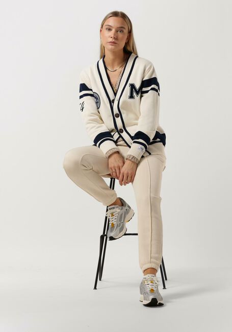 Ecru MERCER AMSTERDAM Vest THE MERCER MONOGRAM CARDIGAN - large
