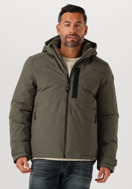 Khaki PME LEGEND Gewatteerde jas CREWCAT - large