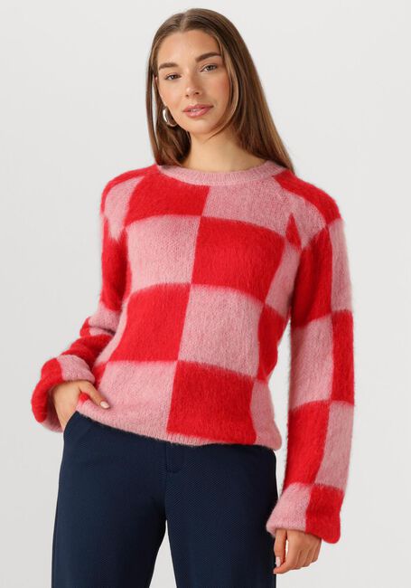 Rode POM AMSTERDAM Trui PULLOVER - CHECKS - large