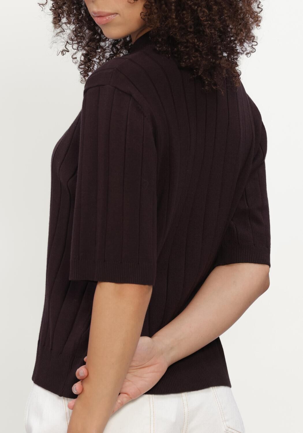 Bruine BRUUNS BAZAAR Truien/vesten ANEMONEBBGLADY KNIT - large