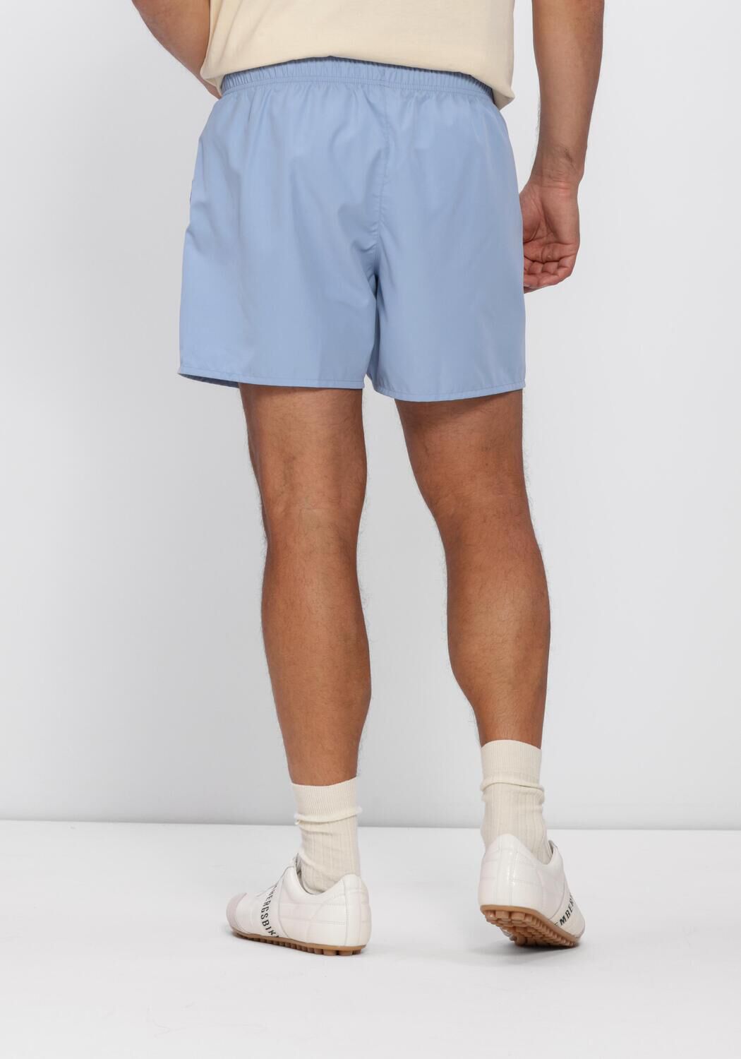 Lichtblauwe LACOSTE Zwembroeken SHORT QUICK-DRY SWIM TRUNKS - large