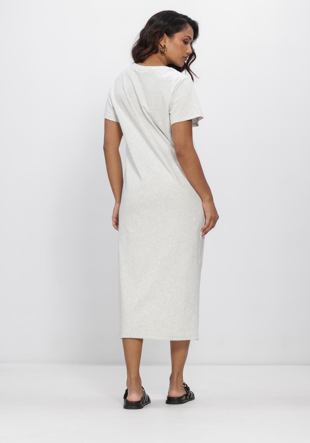 Grijze AIMEE THE LABEL Jurken NALAS6 DRESS - large