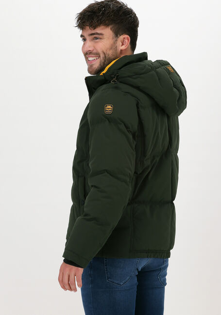 Donkergroene PME LEGEND Gewatteerde jas SHORT JACKET SKYHOG ICON MECHA - large