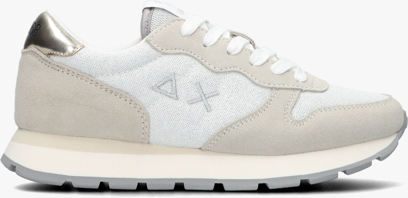 SUN68 Ally Glitter Textile Z34203_01 Wit