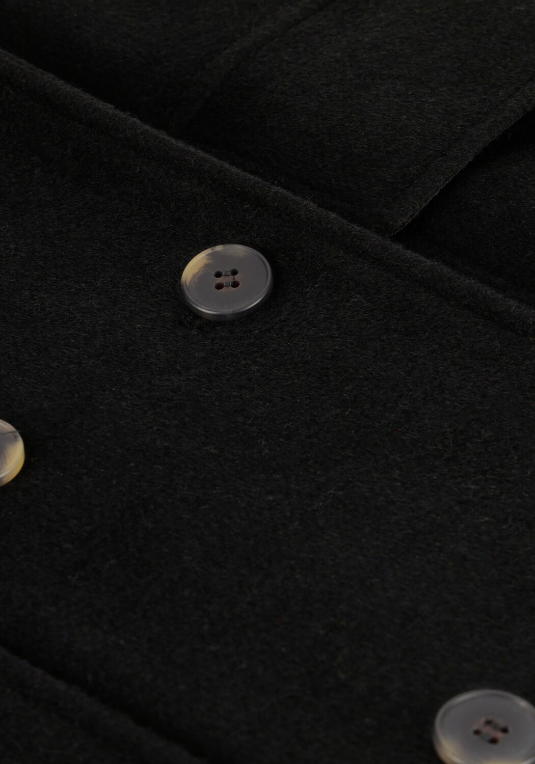 Zwarte SELECTED WOMEN Mantel KATRINE WOOL COAT - large