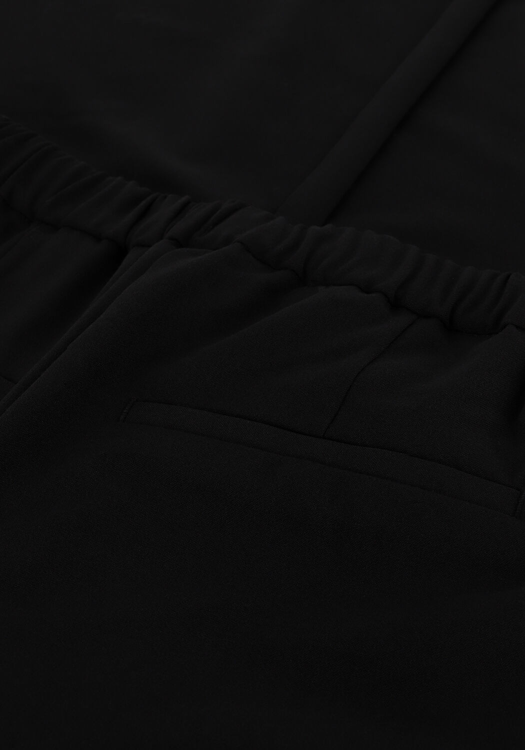 Zwarte MSCH COPENHAGEN Wijde broek CHANA STRAIGHT PANTS - large