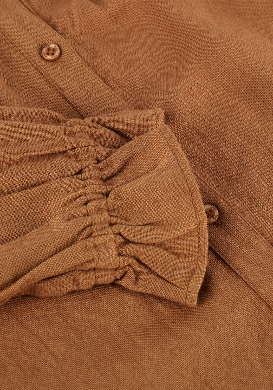 Camel BAJE STUDIO Blouses WOVEN ALL-OVER EMBRO BLOUSE - large