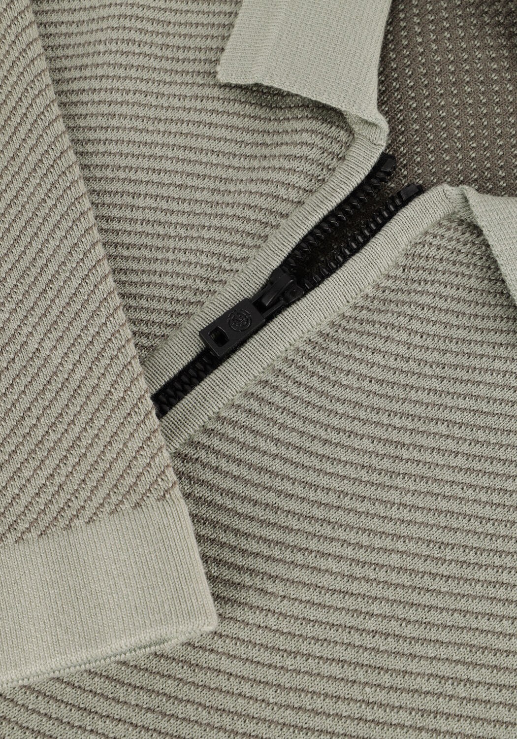 Groene CAST IRON Polo SHORT SLEEVE POLO REGULAR FIT COTTON MODAL - large