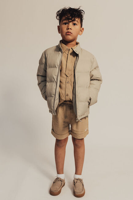 Groene BAJE STUDIO Gewatteerde jas ROCKS Groene BAJE STUDIO Gewatteerde jas ROCKS - large