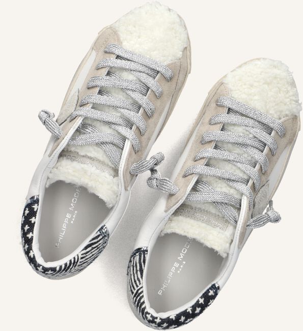 Witte PHILIPPE MODEL Lage sneakers PRSX LOW WOMAN Witte PHILIPPE MODEL Lage sneakers PRSX LOW WOMAN - large