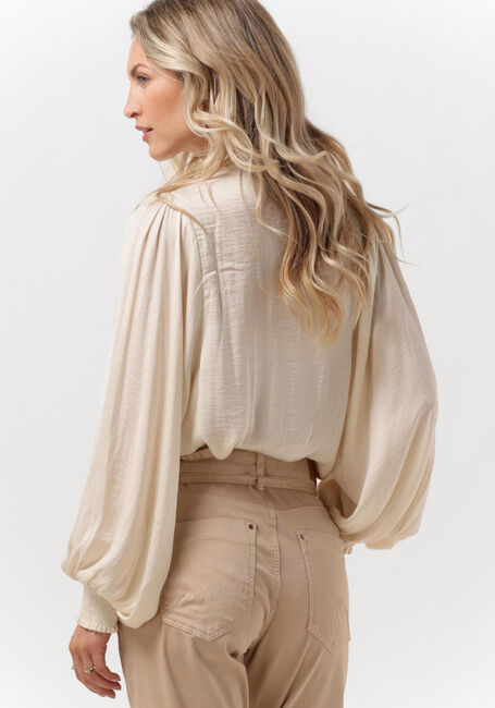 Witte SUMMUM Blouses TOP DRAPEY SATIN - large