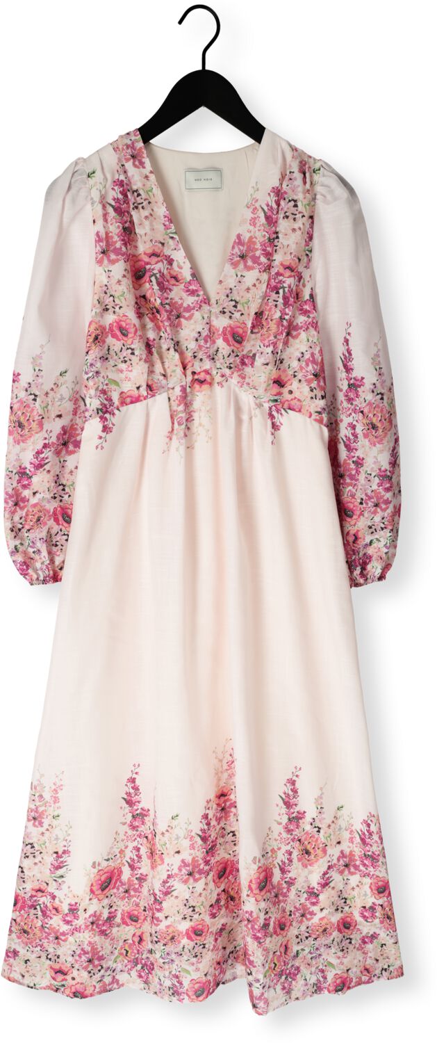 NEO NOIR Dames Jurken Silfi Flower Print Dress Lichtroze