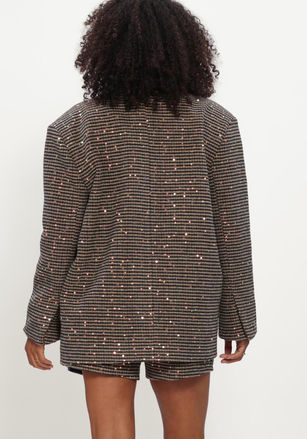Bruine STUDIO AMAYA Trui MIDNIGHT BLAZER - large