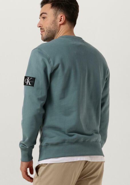 Blauwe CALVIN KLEIN Sweater BADGE CREW NECK - large