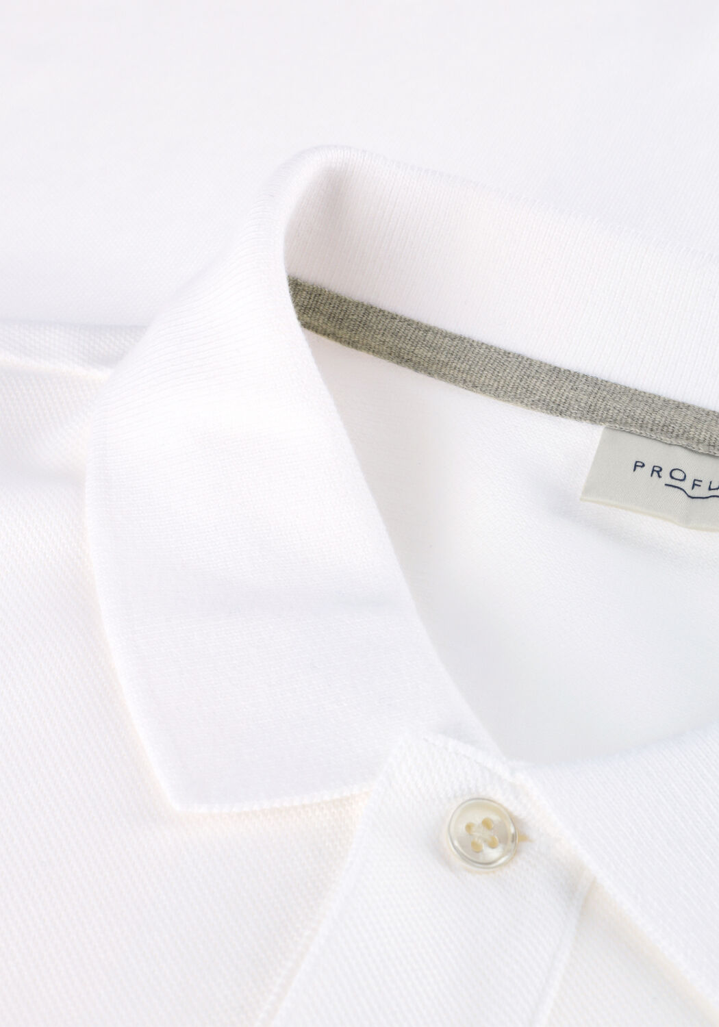 Witte PROFUOMO Polo POLO SHORT SLEEVE - large