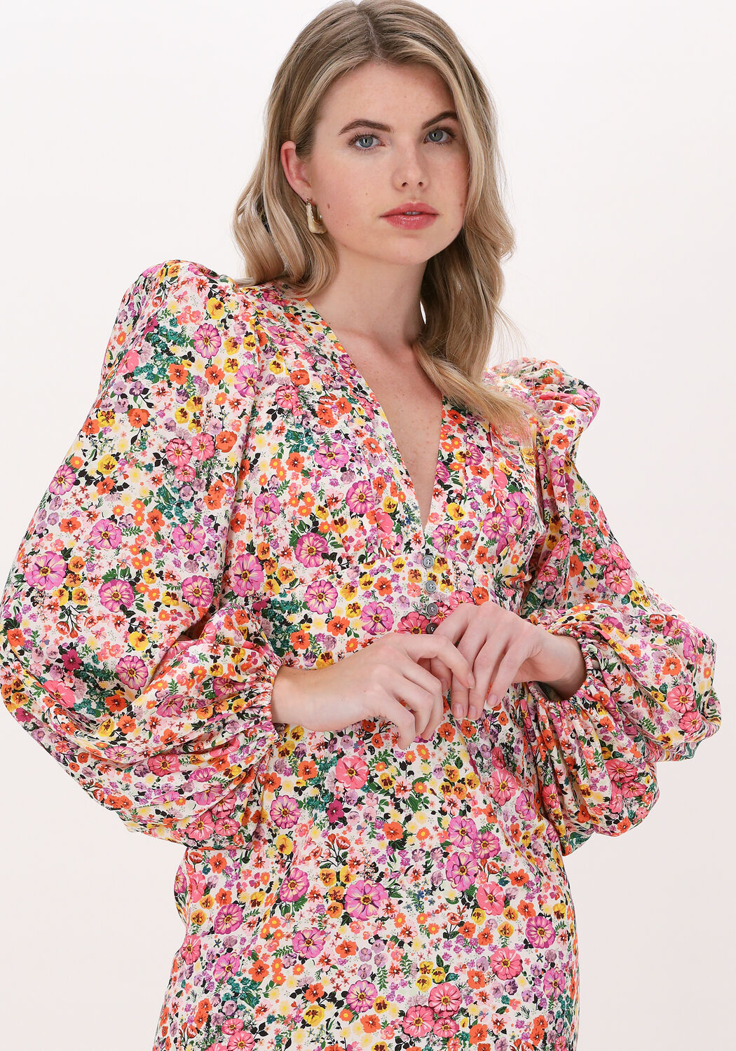 roze silvian heach mini jurk spiriom