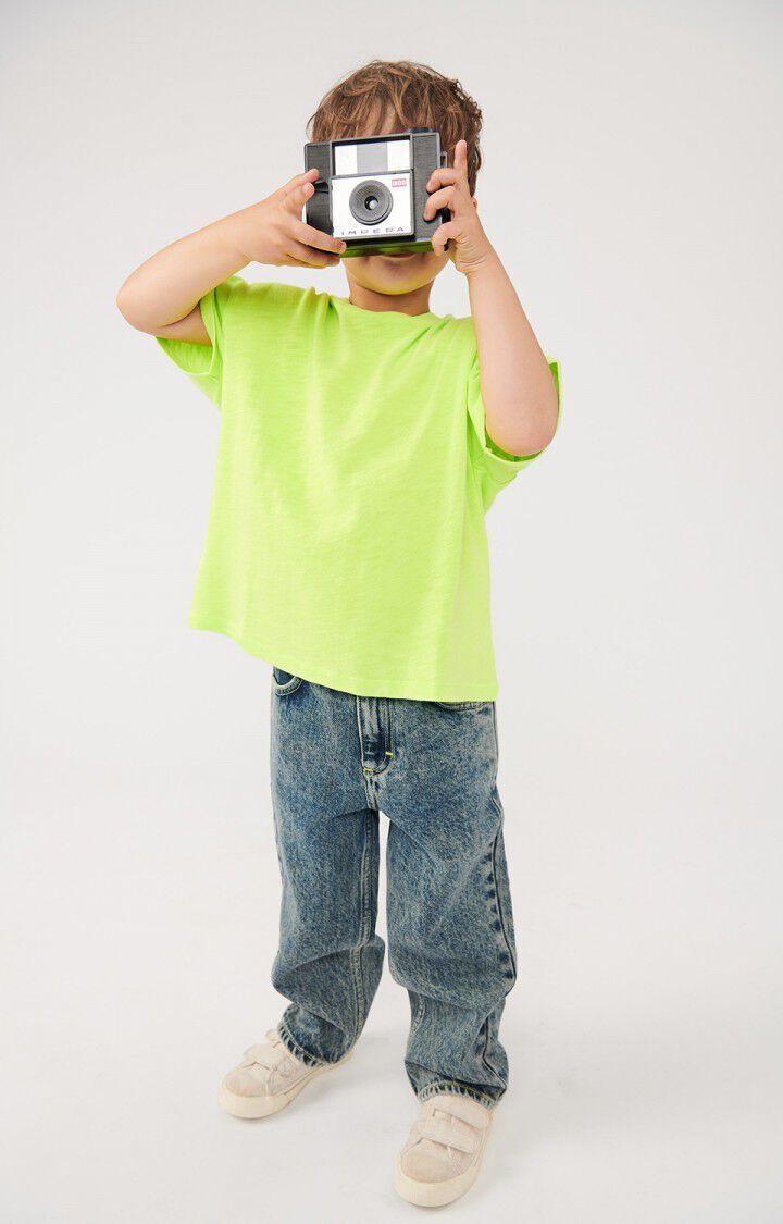 Blauwe AMERICAN VINTAGE Straight leg jeans JOYBIRD-B - large