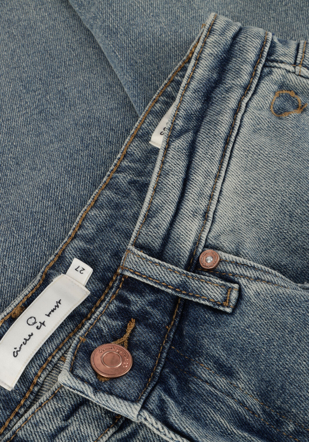 Blauwe CIRCLE OF TRUST Barrel jeans SCOTTIE DNM - large