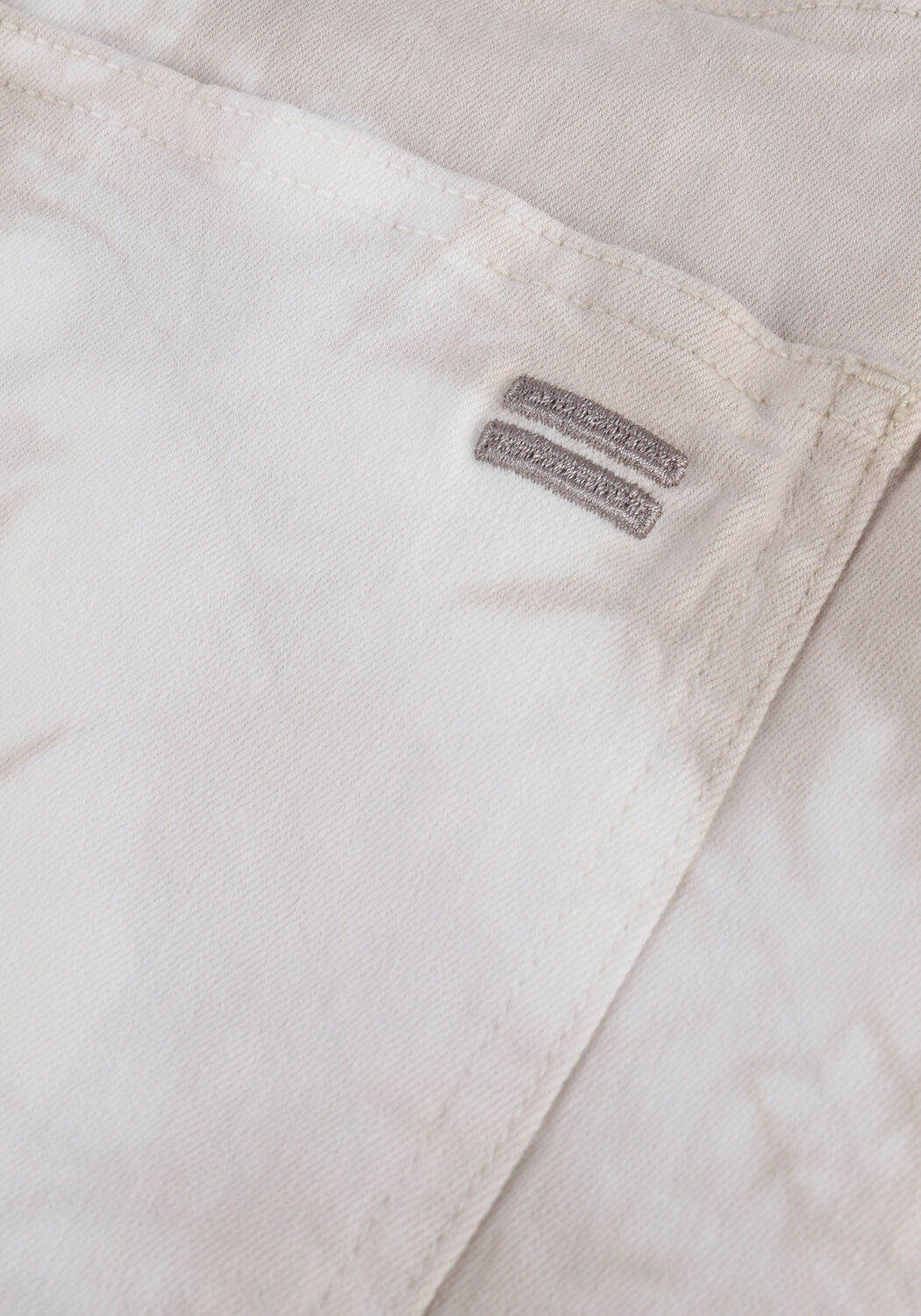 Beige 10DAYS Wijde broek PANTS COTTON TIE DYE - large