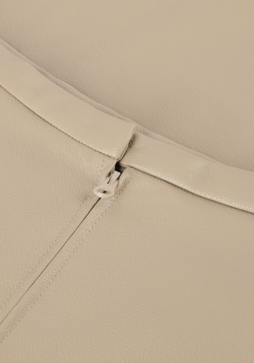 Beige SUMMUM Midirok SKIRT FAUX LEATHER - large