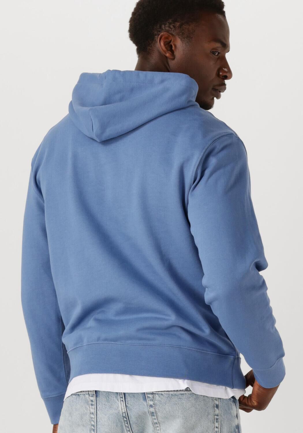 CALVIN KLEIN Heren Truien & Vesten Ls Eu Badge 350 Terry Hoodie Lichtblauw