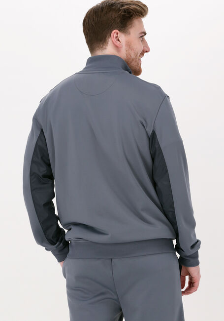 Grijze BLS HAFNIA Jack WALDO TRACKJACKET - large
