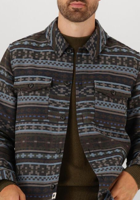 Bruine ANERKJENDT Overshirt AKOSCAR INKA OVERSHIRT - large
