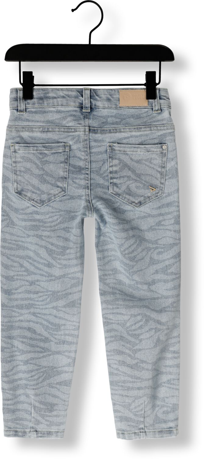 DAILY7 Meisjes Jeans 2500 Mom Fit Animal Lichtblauw