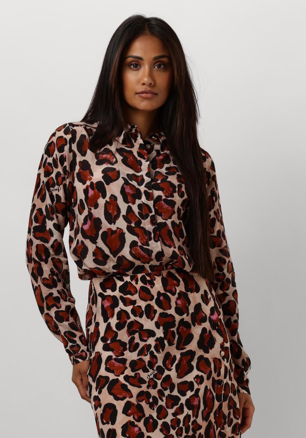 Fabienne Chapot Blouse met Animal-Print Elegant en veelzijdig Multicolor Dames