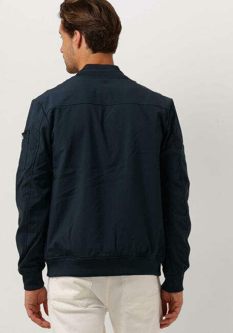 Donkerblauwe PURE PATH Gewatteerde jas PADDED JACKET WITH FRONT AND SLEEVE POCKETS - large