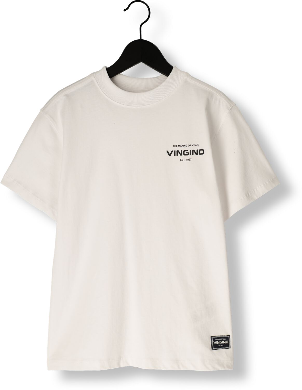 VINGINO Jongens Polo's & T-shirts Basic Oversized Wit