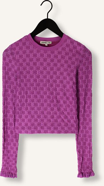 Paarse HARPER & YVE Top FENN-LS Paarse HARPER & YVE Top FENN-LS - large