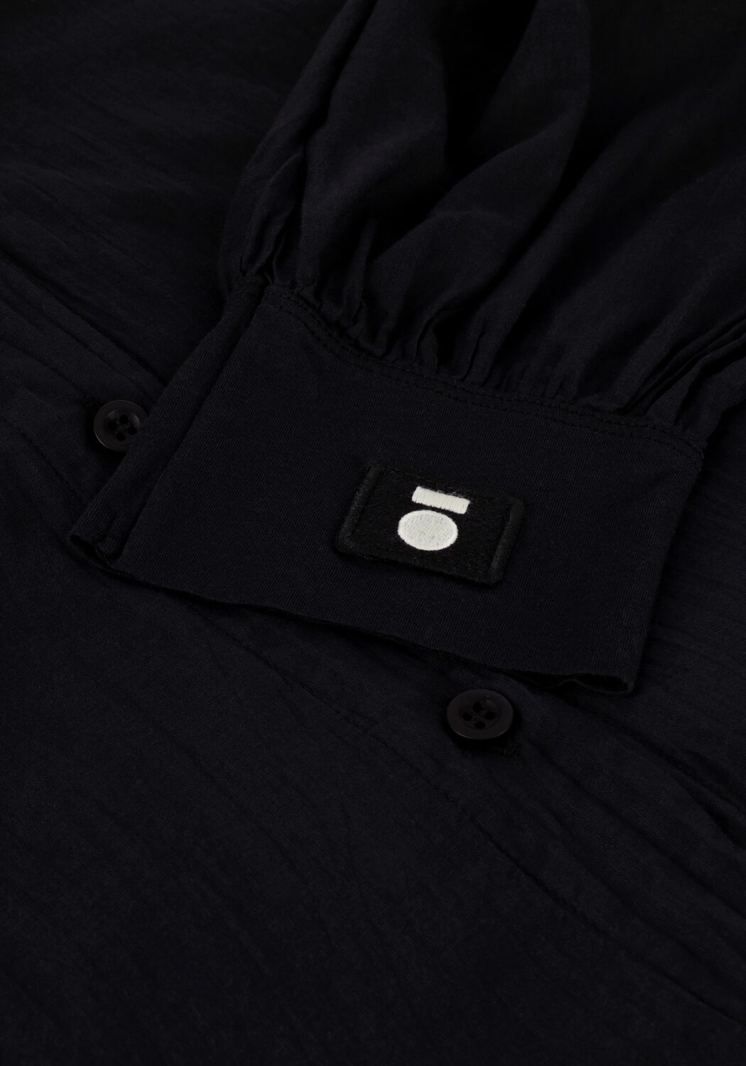 Zwarte 10DAYS Midi jurk DRESS PARIS VOILE - large