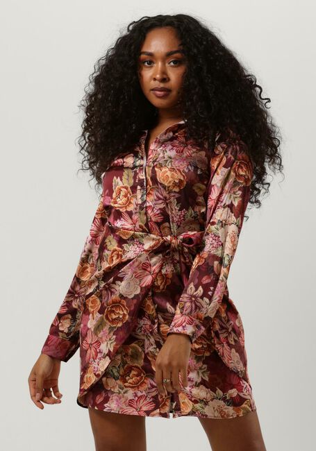 Bliksem Diplomatie Ongemak Bruine GUESS Mini jurk LS ALYA PRINTED DRESS | Omoda