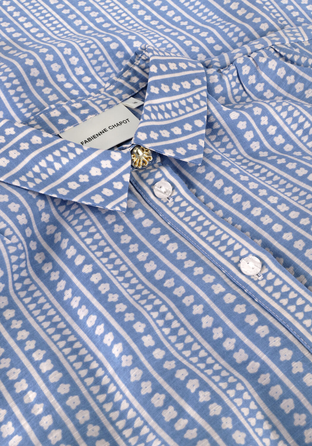 Gebroken wit FABIENNE CHAPOT Mini jurk BOYFRIEND DRESS 85 - large