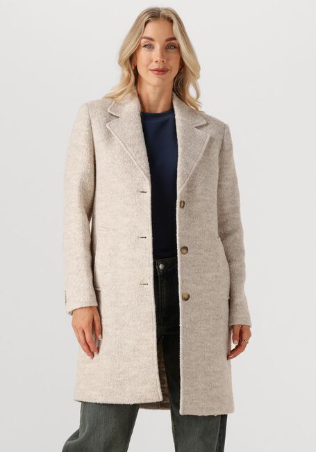 Zand SELECTED FEMME Mantel SLFSASJA BOUCLE LANO COAT - large